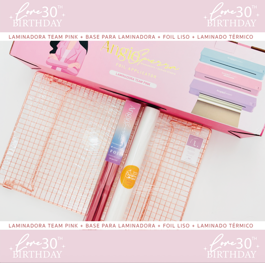 COMBO LAMINADORA + BASE + FOIL + LAMINADO