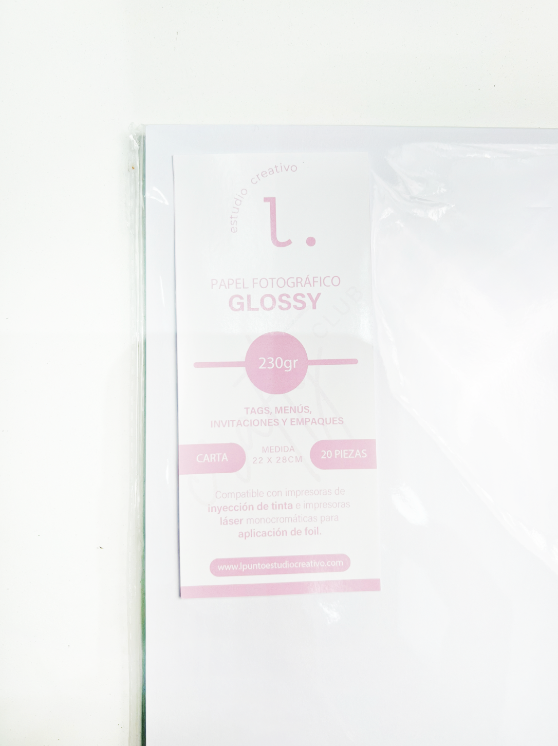 Papel fotográfico glossy 230 CARTA
