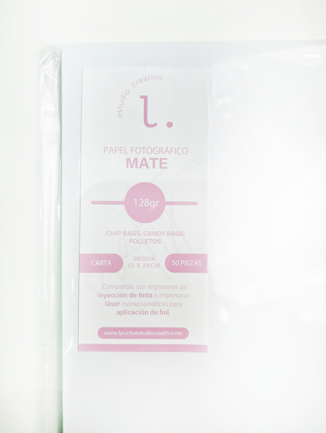 Papel fotográfico Mate 128gr. CARTA