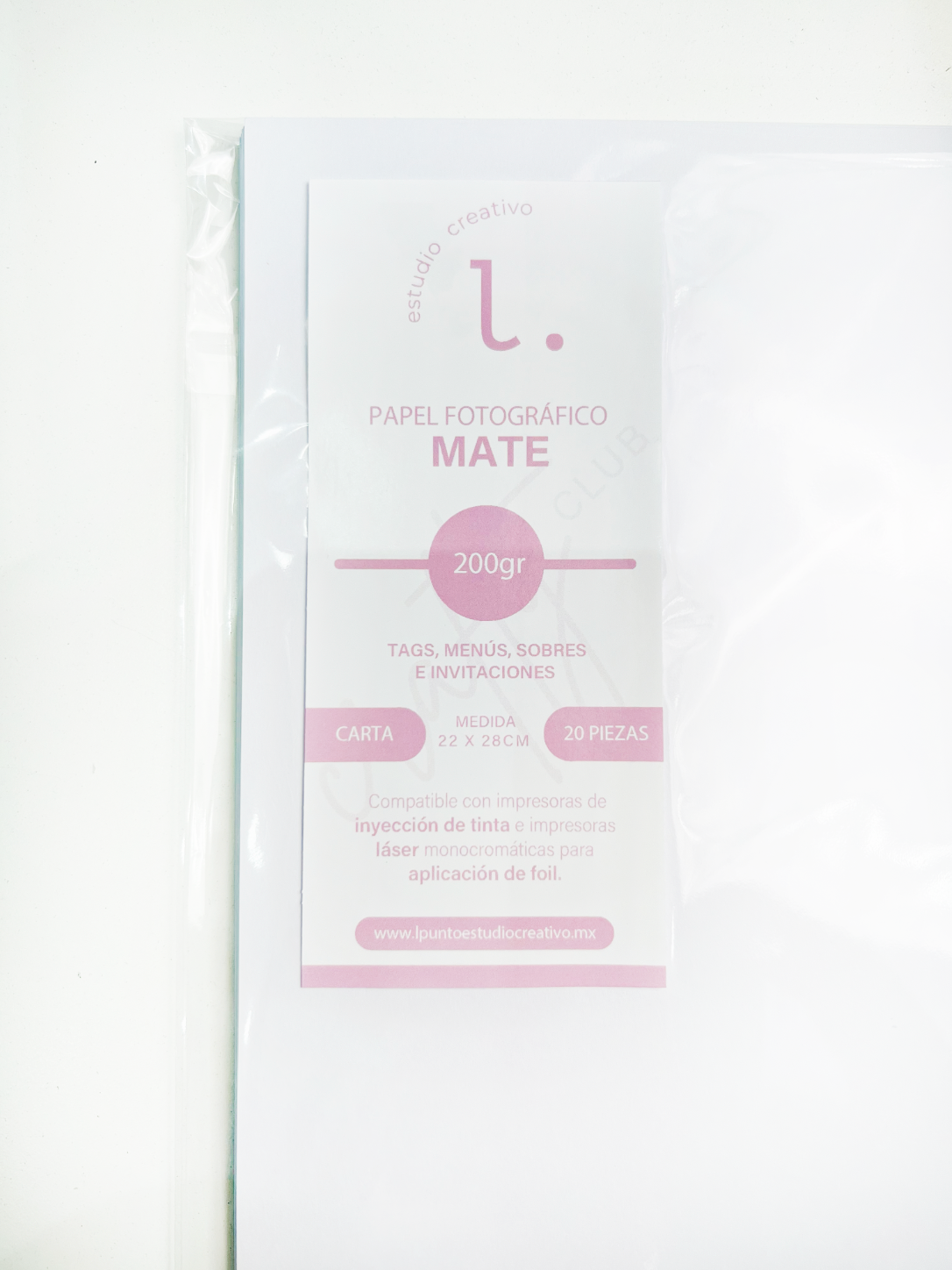 Papel fotográfico Mate 200gr. CARTA