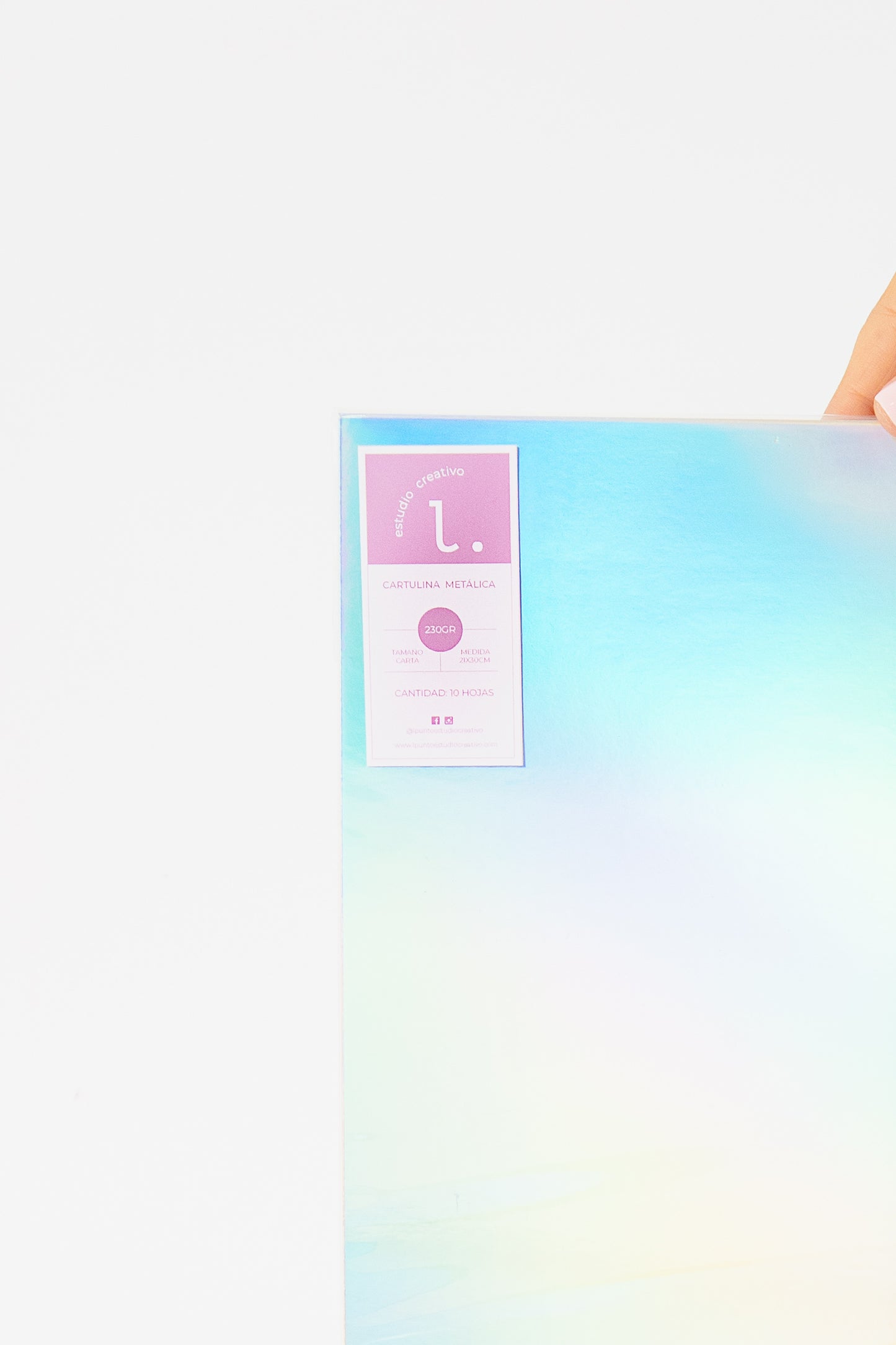 METÁLICA LISA - Cartulina