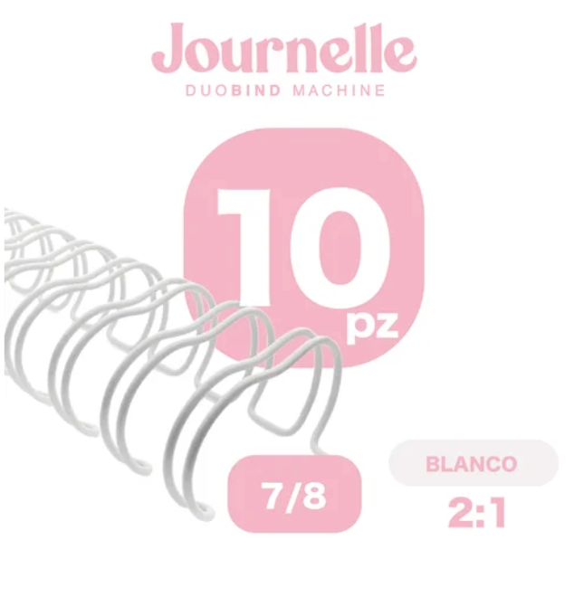 Espirales Metálicos 2:1 - 3/4'' y 7/8''