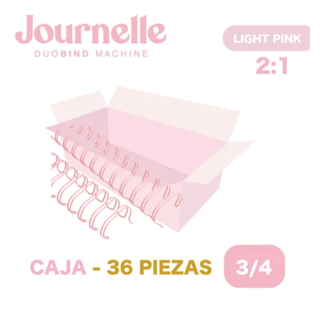 CAJA Espirales Metálicos 2:1 - 3/4'' y 7/8''