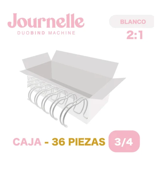 CAJA Espirales Metálicos 2:1 - 3/4'' y 7/8''