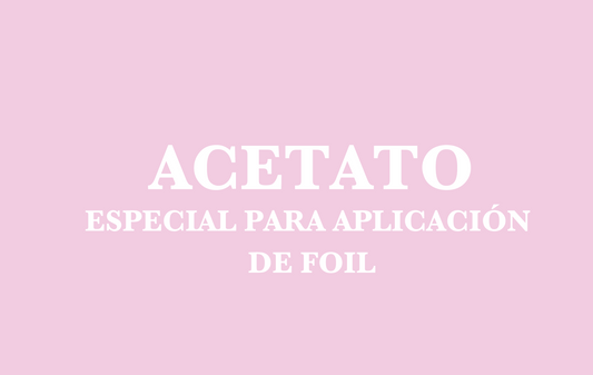 ACETATO para foil