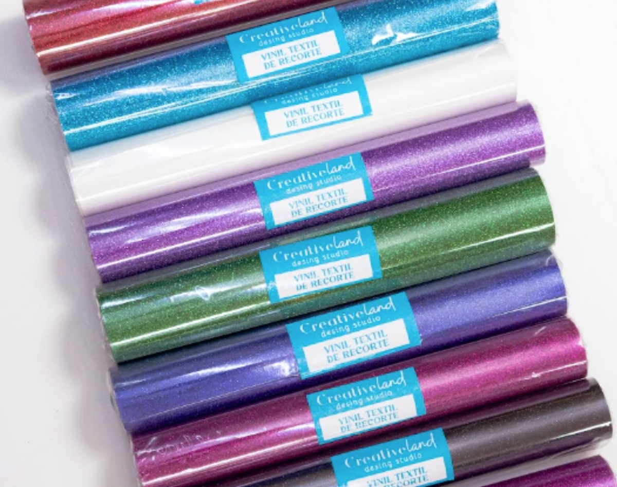Viniles Textiles Glitter