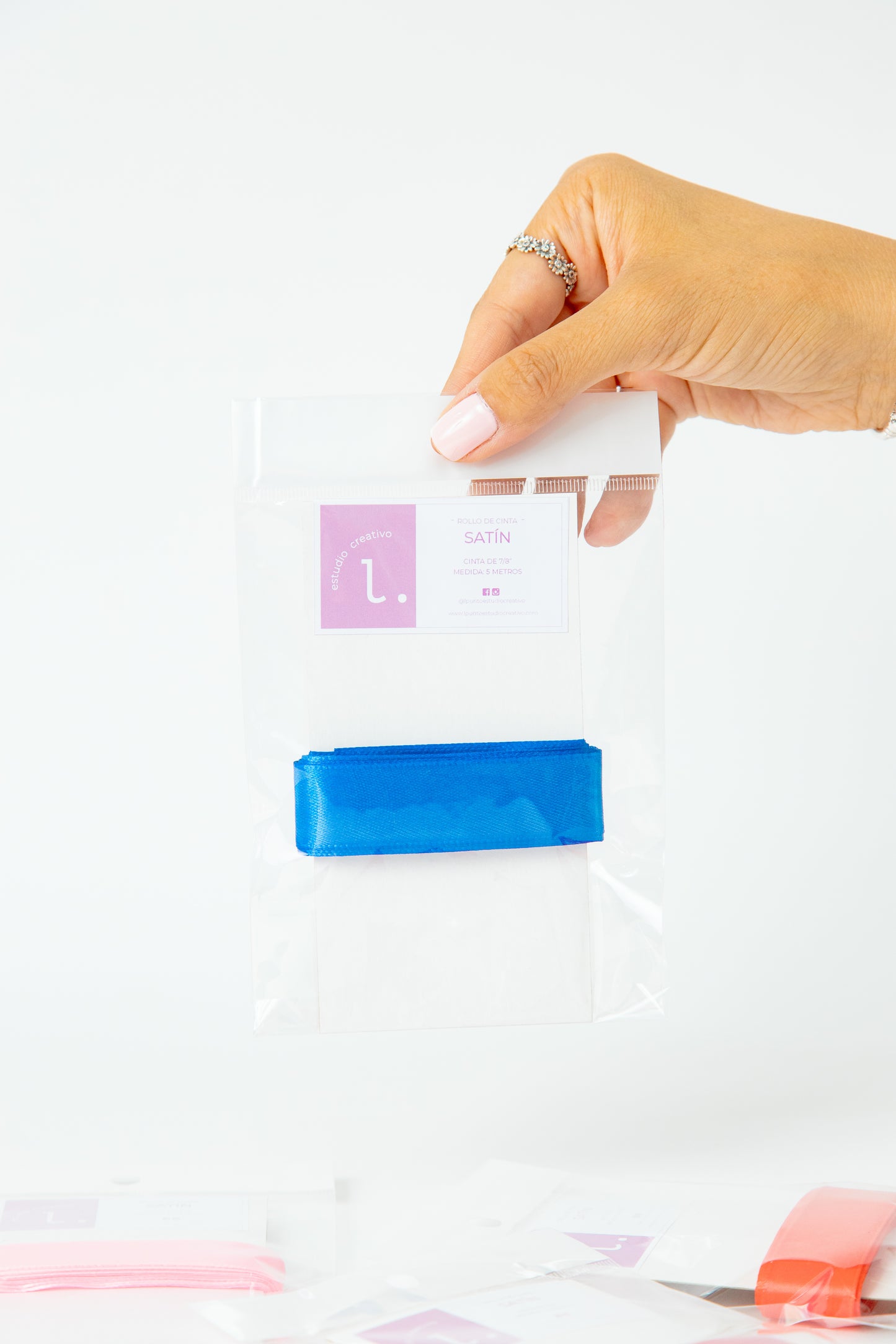 Rollo de cinta SATÍN 7/8"