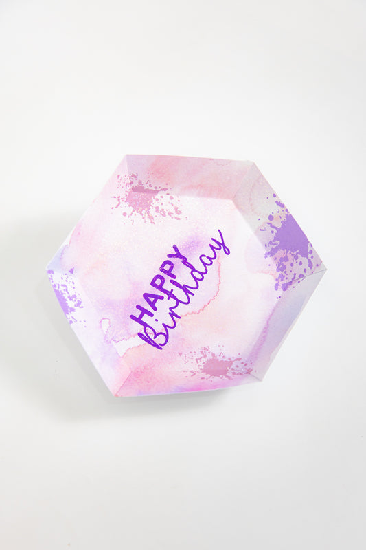 Plato hexagonal