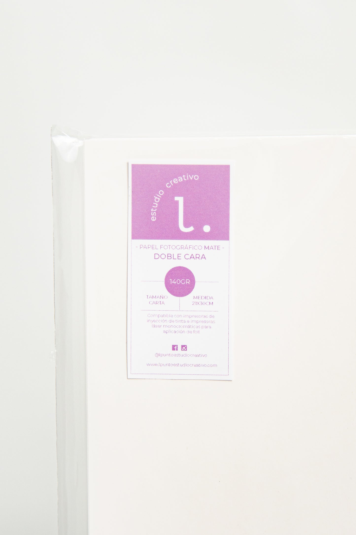Papel Fotográfico Mate Doble Cara 140gr.