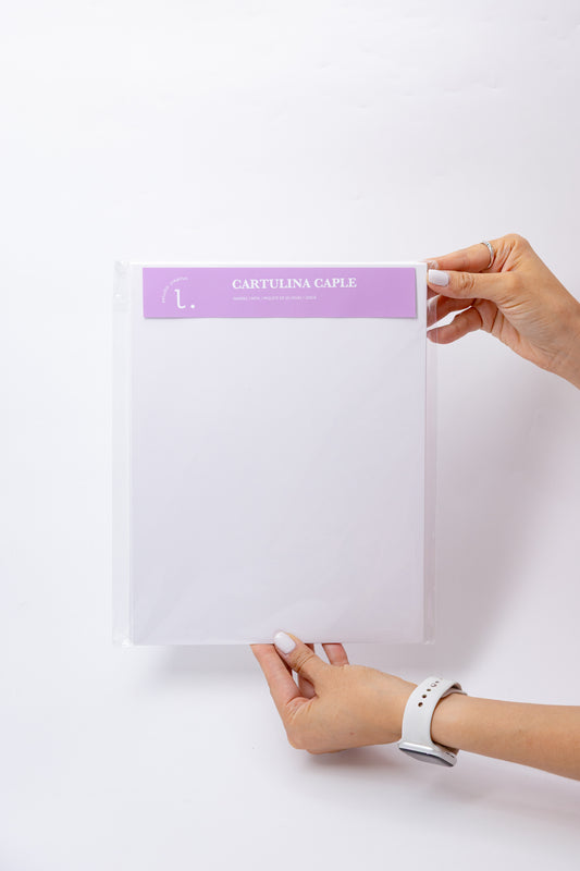 CARTULINA CAPLE BLANCA DOBLE VISTA