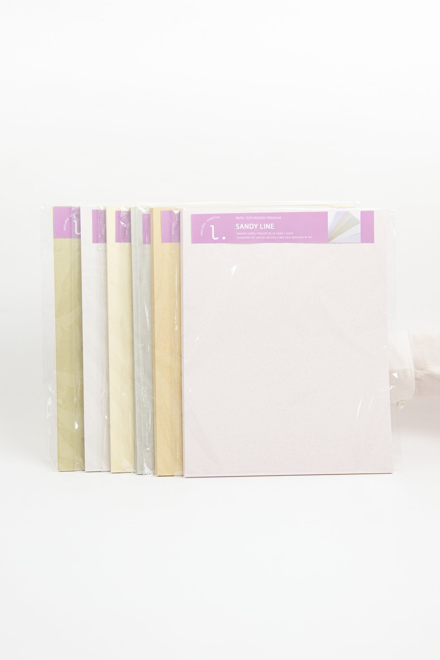 SANDY LINE - Papel Texturizado Premium para FOIL
