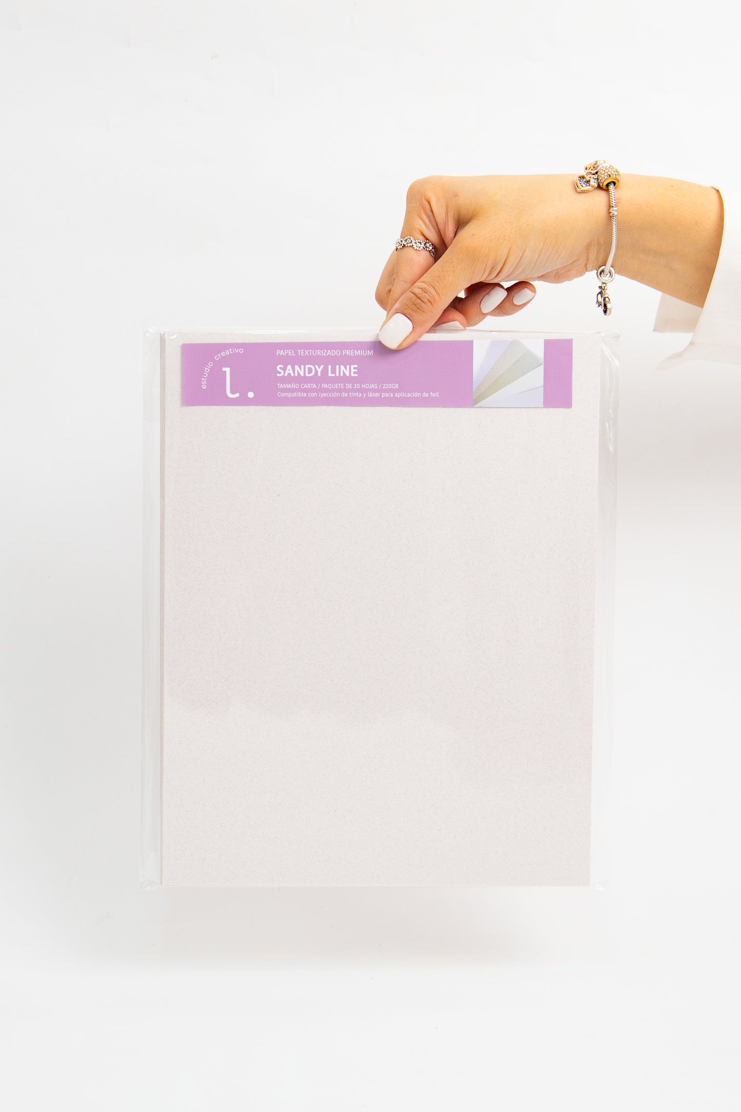 SANDY LINE - Papel Texturizado Premium para FOIL